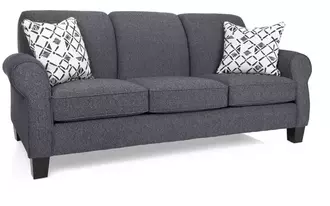 2025 - Well priced Canadian sofa, featuring tight back and box seat with self-welt. Available as a sofa, loveseat or chair. Where simplicity meets affordable for budget conscious consumers.