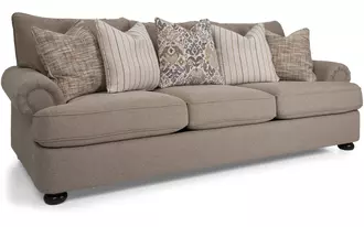 2051 - Casual Comfort Sofa offers deep, cozy seating, for the casual lifestyle. Extra-long and extra deep for the comfort you desire. Loose back cushions with a T-box seat cushion. Proudly Canadian made with extra care in the fine details.