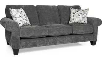 2323 - Classic transitional style sofa. Available as a Sofa, loveseat, chair and a half, and ottoman. You cannot go wrong with a Canadian built sofa set, made with quality and care.