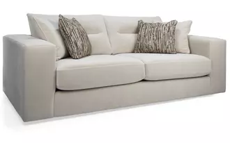2571 - This sofa with its streamlined profile and generous cushions offers both comfort and contemporary style. Wide track arms and clean lines create a modern aesthetic, while deep seating ensures everyday relaxation. Available with your choice of leg shape & finish to complement your home.