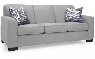 2705 - Sofa set has streamline, clean, modern look. Available as a Sofa, Loveseat, Chair or as a Queen Sofa Bed. May ways to customize this sofa set to suit your personal home needs. Made by a Canadian manufacturer focused on quality.