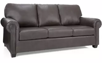 3003 - Simple and Classic Canadian design. Semi attach back with rounded arms. Decorative nail studs along arm facing are optional.