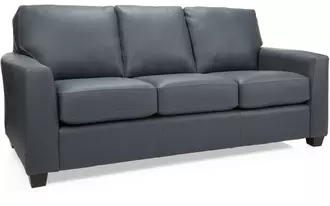 3968 - Deep seats and a semi-attached back are features of this sofa set. Available as a chair, loveseat, and sofa. Expertly crafted by Canadian upholstery artisans.