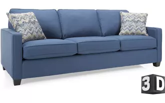 2855 - Modern with clean lines this sofa is all about the options.  Sofa is offered in four different lengths to support the needs of your space. Also available as a double and queen sofa bed.