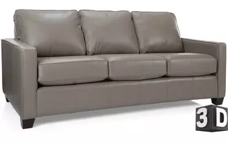 3855 - Modern with clean lines this sofa is all about the options.  Sofa is offered in four different lengths to support the needs of your space. Also available as a double and queen sofa bed.  Available in fabric and leather.