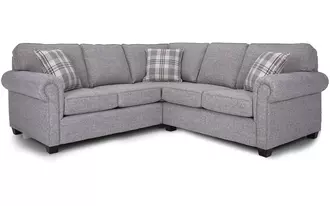2006 - Transitional Sectional with many configurations to meet your home’s needs. With your option of nail studs along arm facing. A great fit for any home.