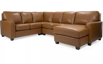 3968 - Deep seats and a semi-attached back are features of this sectional set. Available in a wide variety of configurations. Expertly crafted by Canadian upholstery artisans.