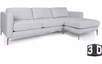 3795 - This sectionals casual and chic styling creates an inviting focal point in any living space. Low-profile silhouettes complemented by soft button details give an added sense of sophistication. Choose from metal or wood cone legs to create the look you desire.