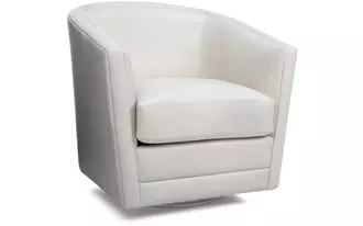 2693-L - Swivel chair features low-profiles, swivel base and contemporary silhouettes. This chair offers a generous seating area that hugs your body’s curves.  Easily compliments any seating arrangement.