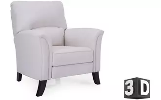 2450 - Recliner chair available in both power and manual. Experience super Canadian made comfort with this chair’s semi attached pillow back and high curved arm rests.