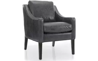 7308 - A great chair for small spaces. Its small body and 10” legs take up little visual space and leave a room feeling open and spacious. Handcrafted by skilled Canadian upholster artisans.