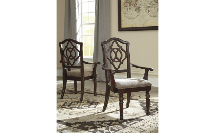 D626-01A  DINING UPH ARM CHAIR (2 CN)