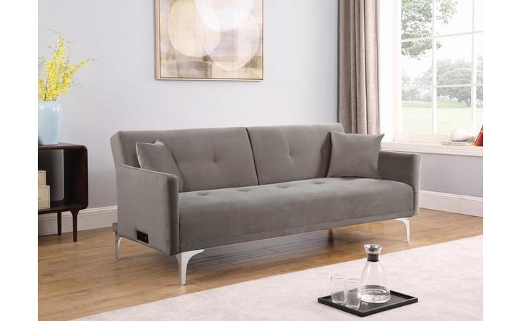360222  SOFA BED W/ POWER OUTLET