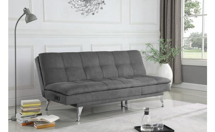 360262  SOFA CHAISE BED W/ POWER OUTLET