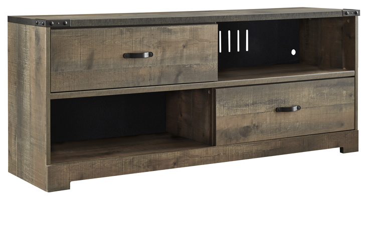 W446-468 Trinell - Brown LARGE TV STAND/TRINELL/BROWN