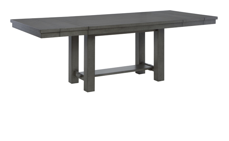 D629-45 Myshanna - Gray RECT DINING ROOM EXT TABLE