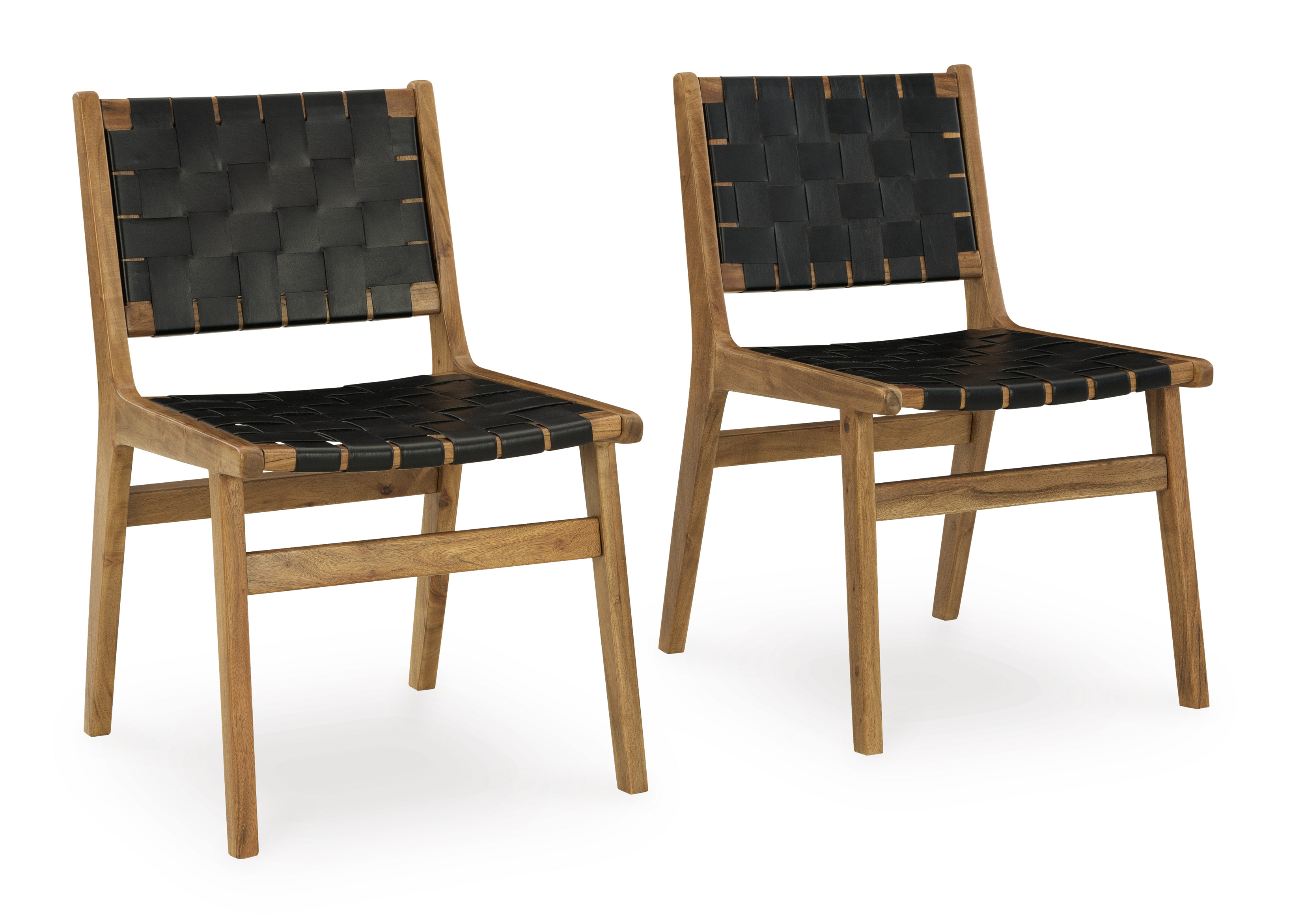 Fortmaine Dining Chair - Brown/Black - (D872-01)