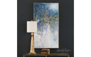 31407  FLOATING HAND PAINTED CANVAS