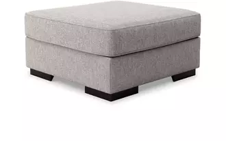oversized accent ottoman ashlor nuvella® in slate by ashley