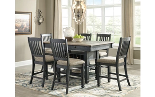 D736-32 Tyler Creek RECT DINING ROOM COUNTER TABLE