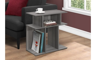 ACCENT TABLE - 24 H - GREY I2481 I2481 MONARCH SPECIALTIES