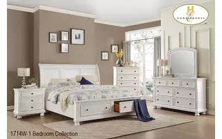 (3) QUEEN PLATFORM STORAGE BED 1714WQ 1714WQ MAZIN