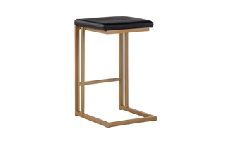 103644 BOONE BOONE COUNTER STOOL - CHAMPAGNE GOLD - ONYX