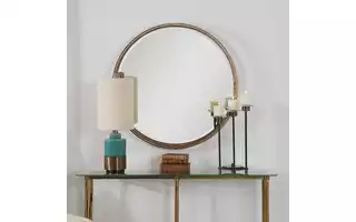 CANNON ROUND MIRROR 09474 09474 UTTERMOST