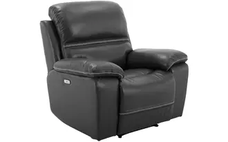 manual recliner leather&pvc foam seat leather in  by exact