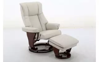 SWIVEL RECLINER TV CHAIR,WOODBASE AND OTTOMAN AVAILABLE IN 3 COLOURS MFD-EC-193001-M MFD-EC-193001-M EXACT
