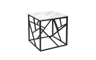 CAROLE BLACK FAUX MARBLE ET FAUX MARBLE TOP GY-ET-8179M 101874 101874 XCELLA