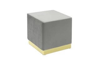 ARIA SQ OTTOMAN GSS-OT-7989SQ GREY VELVET 101791 101791 XCELLA