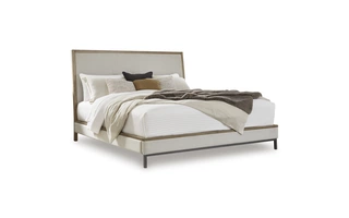 QUEEN PANEL HEADBOARD, Tomtyn Light BrownB622-57 ASHLEY