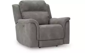 pwr recliner/adj headrest next-gen durapella slate