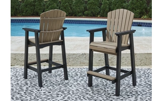 TALL BARSTOOL (2/CN) Fairen Trail Black/DriftwoodP211-130 ASHLEY FURNITURE