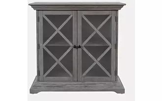 two door accent cabinet carrington collection