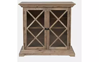 two door accent cabinet carrington collection