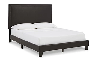 B091-081 Mesling QUEEN UPHOLSTERED BED