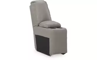 Ashley dunleith console with storage in gray