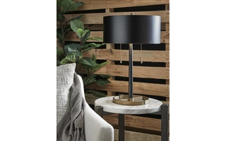 L208364 Amadell METAL TABLE LAMP (1/CN)