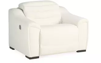 pwr recliner/adj headrest next-gen gaucho in chalk by ashley