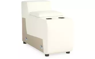 Ashley next-gen gaucho console with storage in chalk