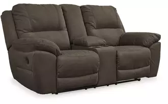 dbl rec loveseat w/console next-gen gaucho in espresso by ashley