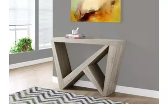 accent table - 48 l - dark taupe hall console  