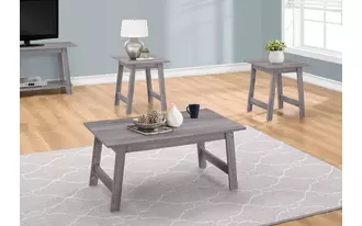 table set - 3pcs set - grey