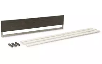 Ashley arkenton queen panel footboard w/slats in grayish brown