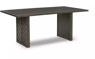 rectangular dining room table arkenton in grayish brown by ashley