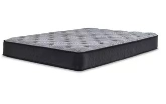 queen mattress comfort plus in gray by ashley