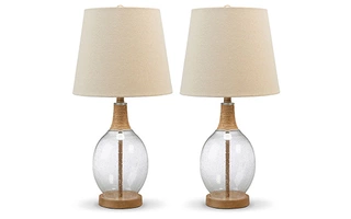 L431564 Clayleigh GLASS TABLE LAMP (2/CN)