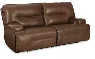 2 seat pwr rec sofa adj hdrest francesca in auburn by ashley